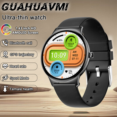 2024. Novi ultratanki izdržljivi GPS pametni sat za žene 466*466 zaslon otkucaji srca krvni tlak Bluetooth poziv zdravlje pametni sat dama