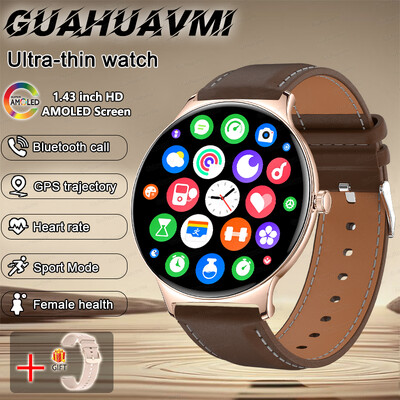 2024. Novi ultratanki izdržljivi GPS pametni sat za žene 466*466 zaslon otkucaji srca krvni tlak Bluetooth poziv zdravlje pametni sat dama