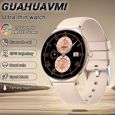 2024. Novi ultratanki izdržljivi GPS pametni sat za žene 466*466 zaslon otkucaji srca krvni tlak Bluetooth poziv zdravlje pametni sat dama