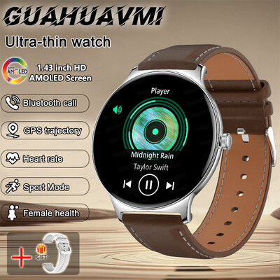 2024. Novi ultratanki izdržljivi GPS pametni sat za žene 466*466 zaslon otkucaji srca krvni tlak Bluetooth poziv zdravlje pametni sat dama