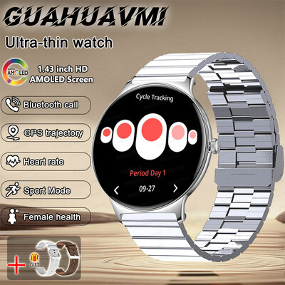 2024. Novi ultratanki izdržljivi GPS pametni sat za žene 466*466 zaslon otkucaji srca krvni tlak Bluetooth poziv zdravlje pametni sat dama