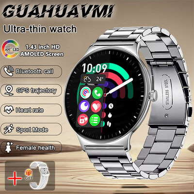 2024. Novi ultratanki izdržljivi GPS pametni sat za žene 466*466 zaslon otkucaji srca krvni tlak Bluetooth poziv zdravlje pametni sat dama