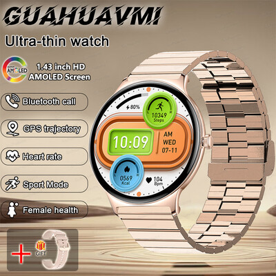 2024. Novi ultratanki izdržljivi GPS pametni sat za žene 466*466 zaslon otkucaji srca krvni tlak Bluetooth poziv zdravlje pametni sat dama