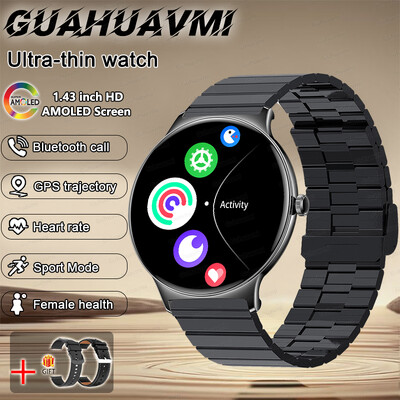 2024. Novi ultratanki izdržljivi GPS pametni sat za žene 466*466 zaslon otkucaji srca krvni tlak Bluetooth poziv zdravlje pametni sat dama