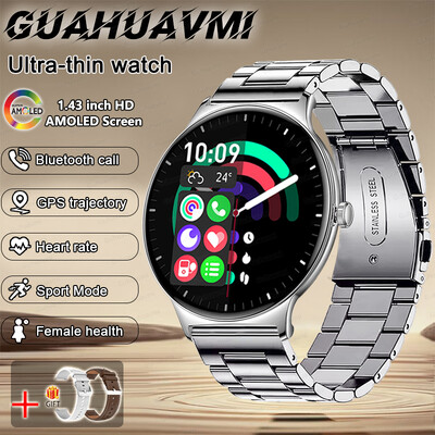 2024. Novi ultratanki izdržljivi GPS pametni sat za žene 466*466 zaslon otkucaji srca krvni tlak Bluetooth poziv zdravlje pametni sat dama