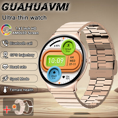 2024. Novi ultratanki izdržljivi GPS pametni sat za žene 466*466 zaslon otkucaji srca krvni tlak Bluetooth poziv zdravlje pametni sat dama