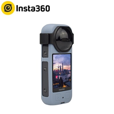 Силиконов защитен калъф за тяло Insta360 X3 с въже против загуба Регулируема предпазна каишка за китка Предпазители за обектив Капачка Аксесоари