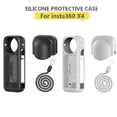Silikonska zaštitna futrola za Insta360 X4 Poklopac objektiva Zaštitni poklopac protiv pada Za Insta360 X4 Sprort Dodaci za fotoaparat