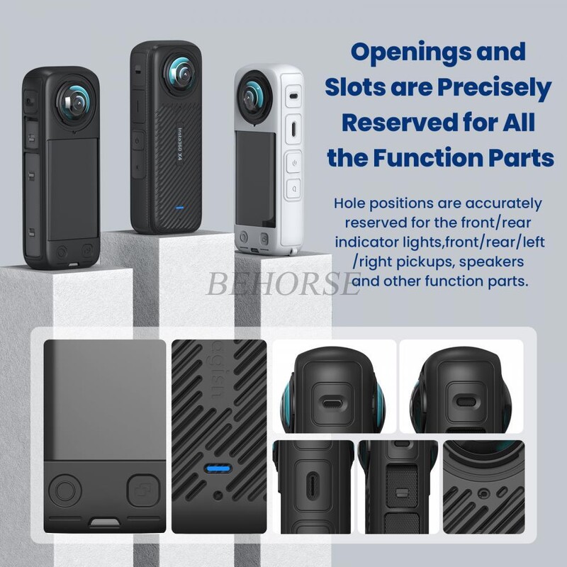 Silikonska zaštitna futrola za Insta360 X4 Poklopac objektiva Zaštitni poklopac protiv pada Za Insta360 X4 Sprort Dodaci za fotoaparat