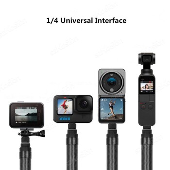 Invisible Extended Edition Selfie Stick Scalable Monopod for Insta 360 X2 X3 X4 Accessories for GoPro 12 11 10 9 8 Stick Tripod