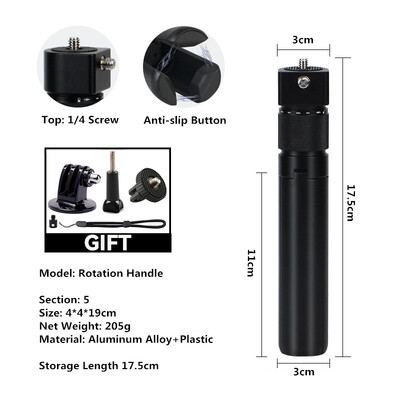 Invisible Extended Edition Selfie Stick Scalable Monopod za Insta 360 X2 X3 X4 Dodaci za GoPro 12 11 10 9 8 Stick Stativ