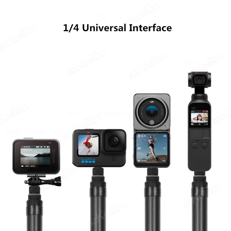 Invisible Extended Edition Selfie Stick Scalable Monopod za Insta 360 X2 X3 X4 Dodaci za GoPro 12 11 10 9 8 Stick Stativ