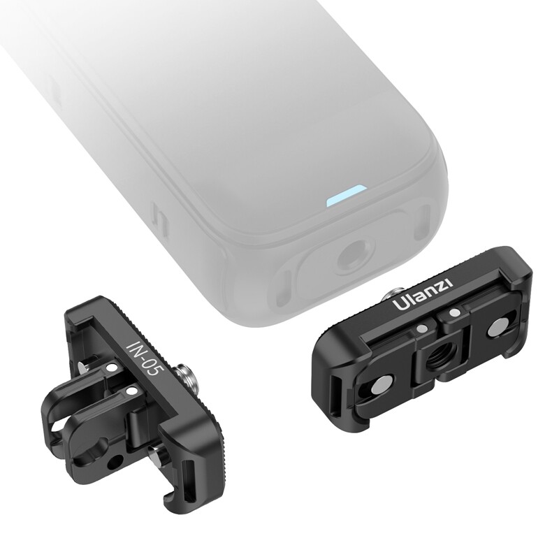 Ulanzi IN-05 Insta360 X4 Quick-Release Plate with 1/4'' Thread 3 in 1 Interface for Action for Gopro Photograph Accessories