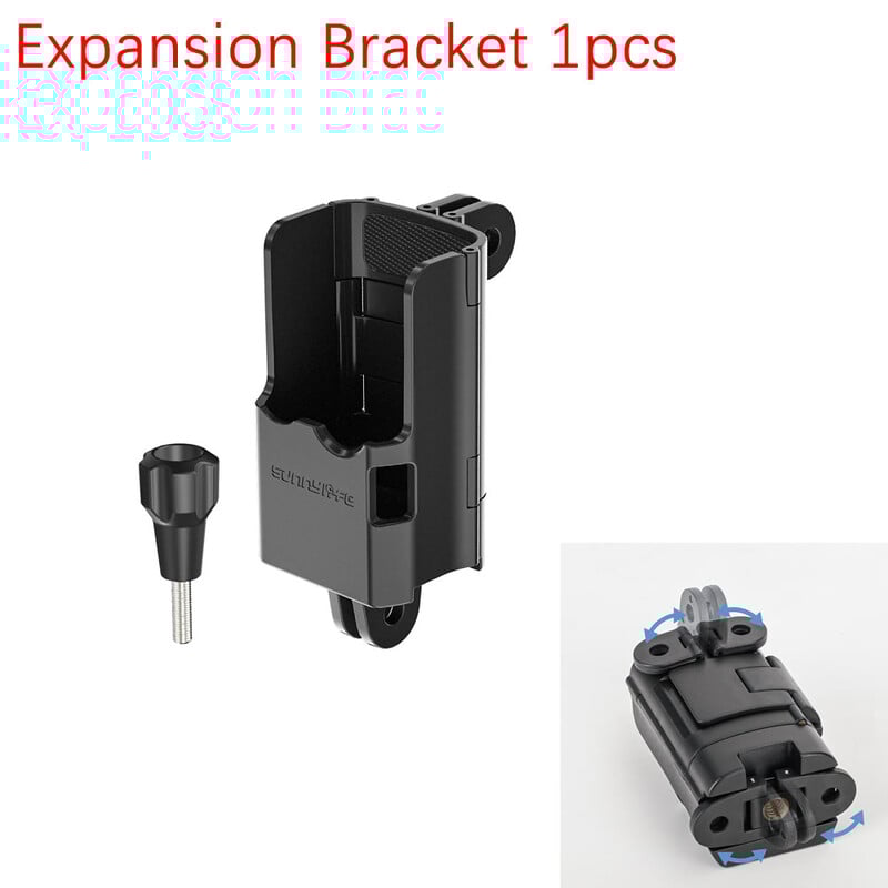 Skirta DJI Osmo Pocket 3 Adapter Fiksuoto dėklo rėmo Suderinamam kuprinės laikikliui Dviračio laikikliui Fotoaparatui Gimbalo laikiklio laikiklio priedai