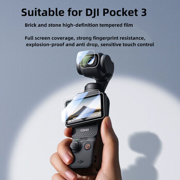 9H HD Tempered Glass for DJI OSMO Pocket 3 Screen Protector for DJI Pocket 3 Gimbal Camera Lens Protect Glass Accessories