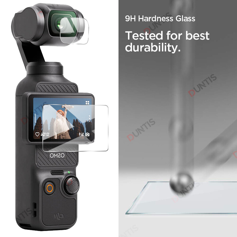 Sticlă securizată HD 9H pentru DJI OSMO Pocket 3 Protector de ecran pentru DJI Pocket 3 Gimbal Lentila camerei de protecție Accesorii din sticlă