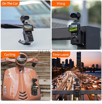 Sunnylife For DJI Osmo Pocket 3 Μαγνητικός βραχίονας βάσης ρυθμιζόμενης γωνίας βάσης πολυλειτουργικής βάσης επιφάνειας εργασίας αξεσουάρ κάμερας