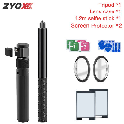 Selfie Stick pentru Insta360 X3 Husa de protecție a lentilei pentru Insta360 X3 Accesorii Protector pentru ecran Film Geanta de depozitare Husa din silicon