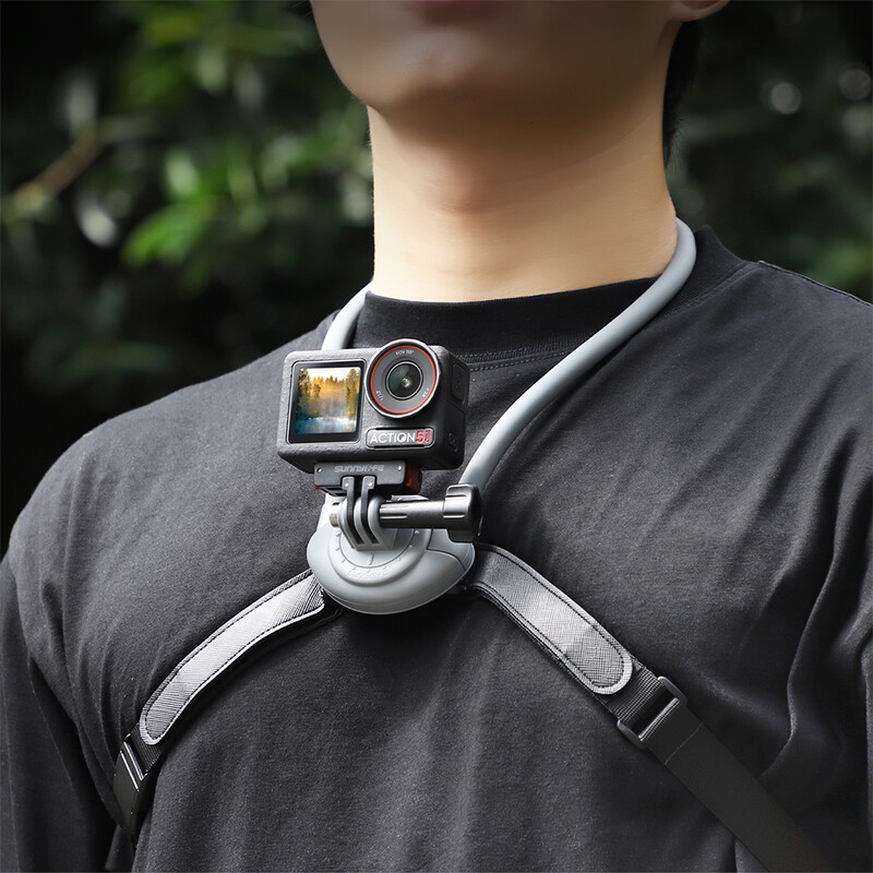 Магнитна стойка за адаптер за DJI Osmo Action 5 Pro 4 3 Сгъваема стойка за бързо освобождаване Основа на камерата Адаптер за статив Аксесоари