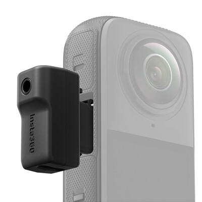 „Insta 360 X4“ mikrofono adapteris, skirtas „insta360 X4“ priedams, „Insta 360 X4“, „Insta360X4“, „Insta 360X4“, išoriniai mikrofonai Type-C 3,5 mm
