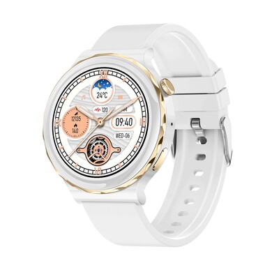 2024. Novi modni ženski pametni sat GPS za otkucaje srca Sportski fitness sat Vodootporni glasovni poziv AMOLED pametni sat za Android IOS