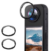 Предпазна капачка за обектив за компютър за Insta360 X4 против надраскване Капак от закалено стъкло за обектив Въртящ се оптичен протектор за аксесоари за Insta 360 X4
