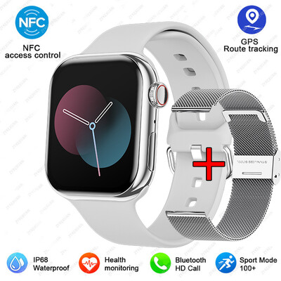 2024 GPS pametni sat Ženske serije 10 Zaslon Bluetooth Poziv Otkucaji srca Krvni tlak Muški pametni sat za Apple Watch IWO Watch 9