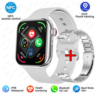 2024 GPS pametni sat Ženske serije 10 Zaslon Bluetooth Poziv Otkucaji srca Krvni tlak Muški pametni sat za Apple Watch IWO Watch 9