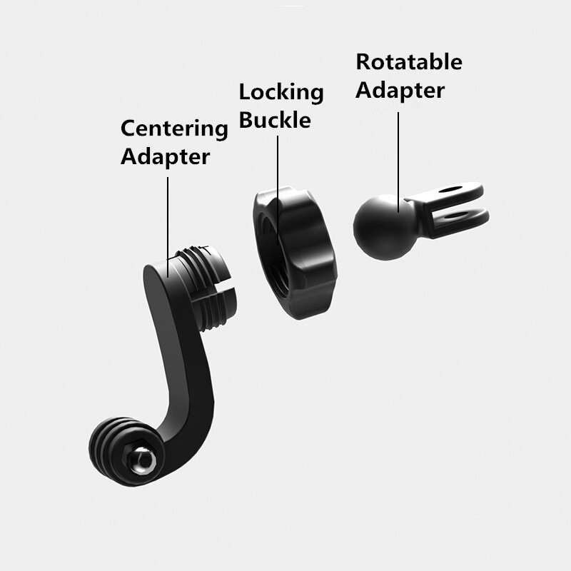 Adapter za 360 rotirajući vertikalni nosač za GoPro Hero13 12 11 10 DJI motociklistička kaciga, stalak za bradu, nosač, držač, dodaci za kameru