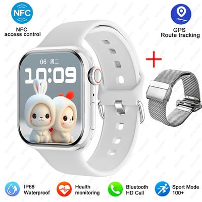 2024 AMOLED 2.05" HD zaslon Pametni sat Ženske serije 8 Custom Dial 500+ bežično punjenje Muški pametni sat za Apple Watch IW9 IW8