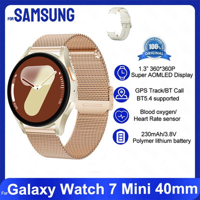 2024 m. naujas „Galaxy Smart Watch 7 Mini Women“ daugiafunkcis sportinis AMOLED ekranas, kūno rengybos stebėjimo priemonė, sveikas moterų išmanusis laikrodis, skirtas „Samsung“