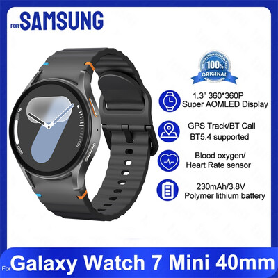 2024 m. naujas „Galaxy Smart Watch 7 Mini Women“ daugiafunkcis sportinis AMOLED ekranas, kūno rengybos stebėjimo priemonė, sveikas moterų išmanusis laikrodis, skirtas „Samsung“