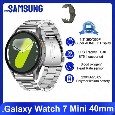 2024 m. naujas „Galaxy Smart Watch 7 Mini Women“ daugiafunkcis sportinis AMOLED ekranas, kūno rengybos stebėjimo priemonė, sveikas moterų išmanusis laikrodis, skirtas „Samsung“