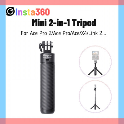 Insta360 Mini 2 az 1-ben állvány szelfi bot monopod markolat Insta 360 X4 GO 3S X3 Link 2 Ace Pro 2 eredeti tartozékokhoz