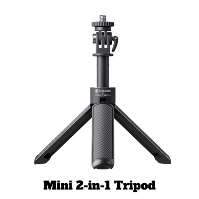 Insta360 Mini 2-u-1 stativ Selfie štap Monopod Grip za Insta 360 X4 GO 3S X3 Link 2 Ace Pro 2 Originalni dodaci
