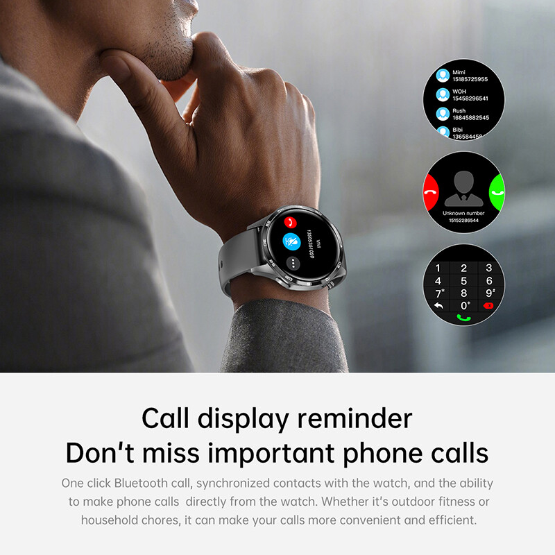 2024 Novi GT 5 Pro GPS pametni sat Muški sat za fitness AMOLED Uvijek prikazuje HD zaslon NFC BT Call Pametni sat Muški IP67 vodootporan