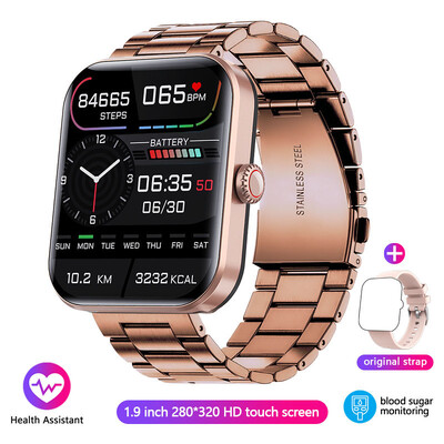 2024 m. NFC neinvazinis gliukozės kiekio kraujyje išmanusis laikrodis vyrų kūno temperatūros sveikatos monitorius IP68 vandeniui atsparus sportinis išmanusis laikrodis vyrams