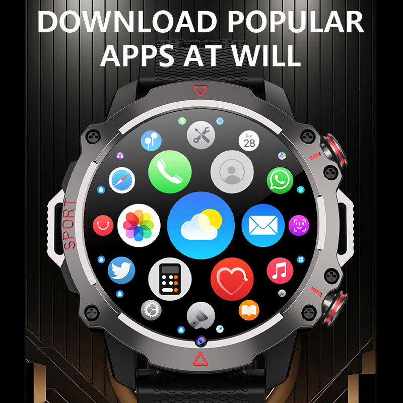 1,5-inčni Play Store Pametni sat 4G Net SIM kartica Kamera Video poziv GPS Wifi Android Bluetooth Pametni sat Podrška Preuzimanje APLIKACIJE