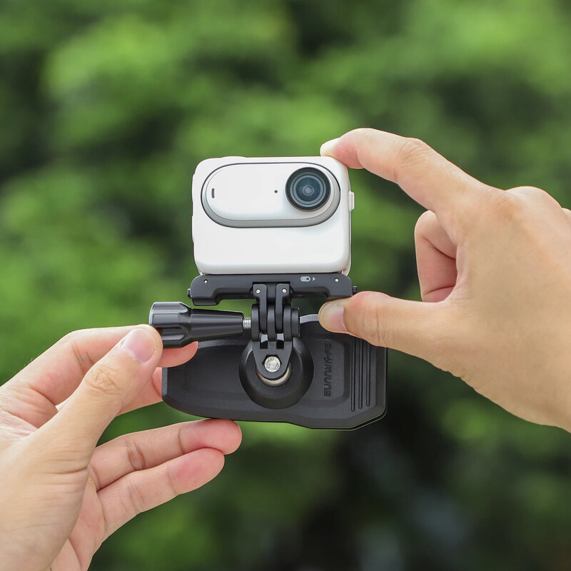 Magnetinis kuprinės segtukas, skirtas Insta 360 Go 3 laikiklis, skirtas magnetiniam tvirtinimui veiksmo kameros Action 4 priedams