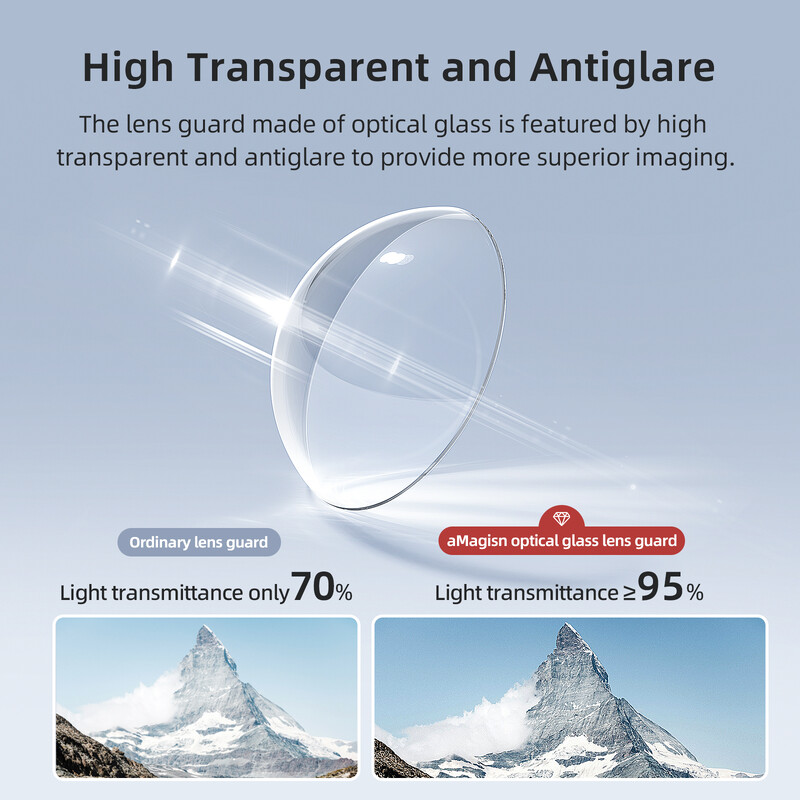 AMAGISN pentru Insta360 X3 Capac de protecție din sticlă de protecție premium pentru lentile Capac din cauciuc siliconic pentru carcasa camerei pentru accesorii Insta 360 X3
