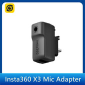 Insta360 X3 Mic Adapter za Insta 360 Mic Audio Adapter Cold Shoe Komplet za intervjue Snimanje zvuka Originalni dodatak