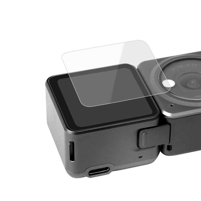 Skirta DJI Action 2 fotoaparato ekrano apsaugai HD sprogimui atspari grūdinto stiklo plėvelė, skirta DJI Aciton2 ekrano apsaugų priedams