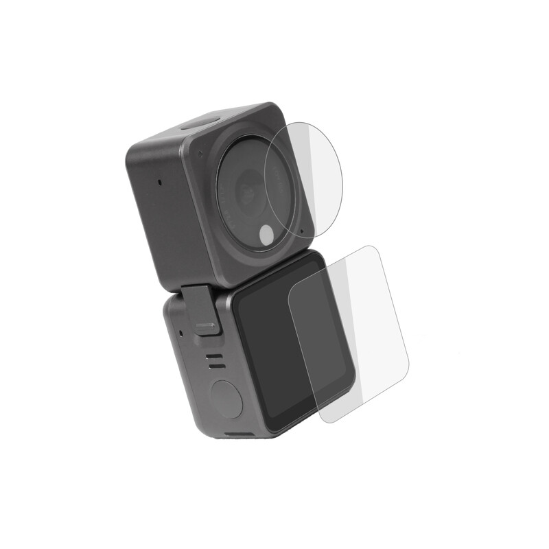 Skirta DJI Action 2 fotoaparato ekrano apsaugai HD sprogimui atspari grūdinto stiklo plėvelė, skirta DJI Aciton2 ekrano apsaugų priedams