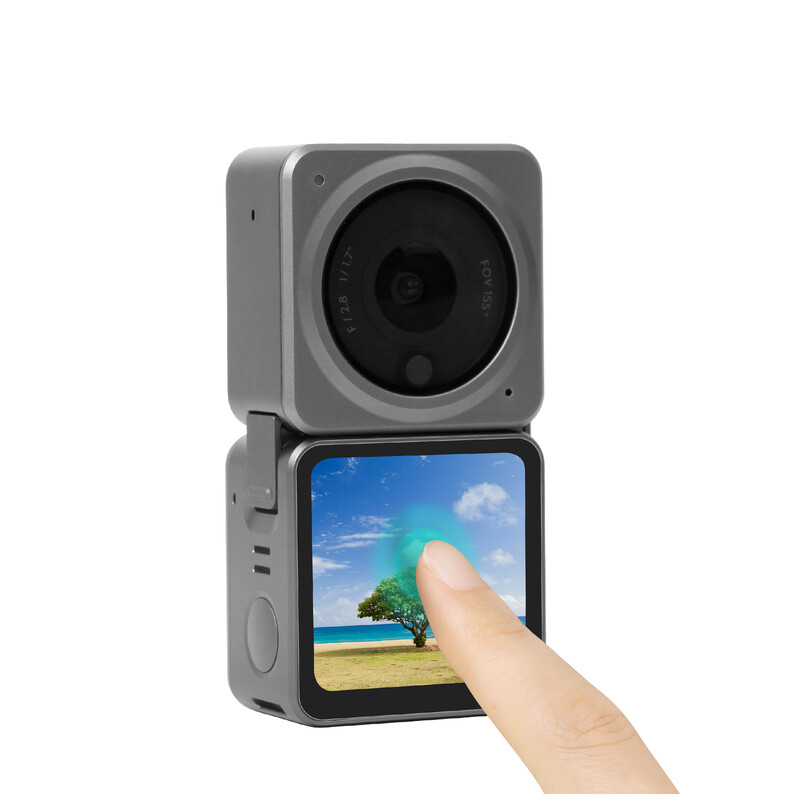 Skirta DJI Action 2 fotoaparato ekrano apsaugai HD sprogimui atspari grūdinto stiklo plėvelė, skirta DJI Aciton2 ekrano apsaugų priedams