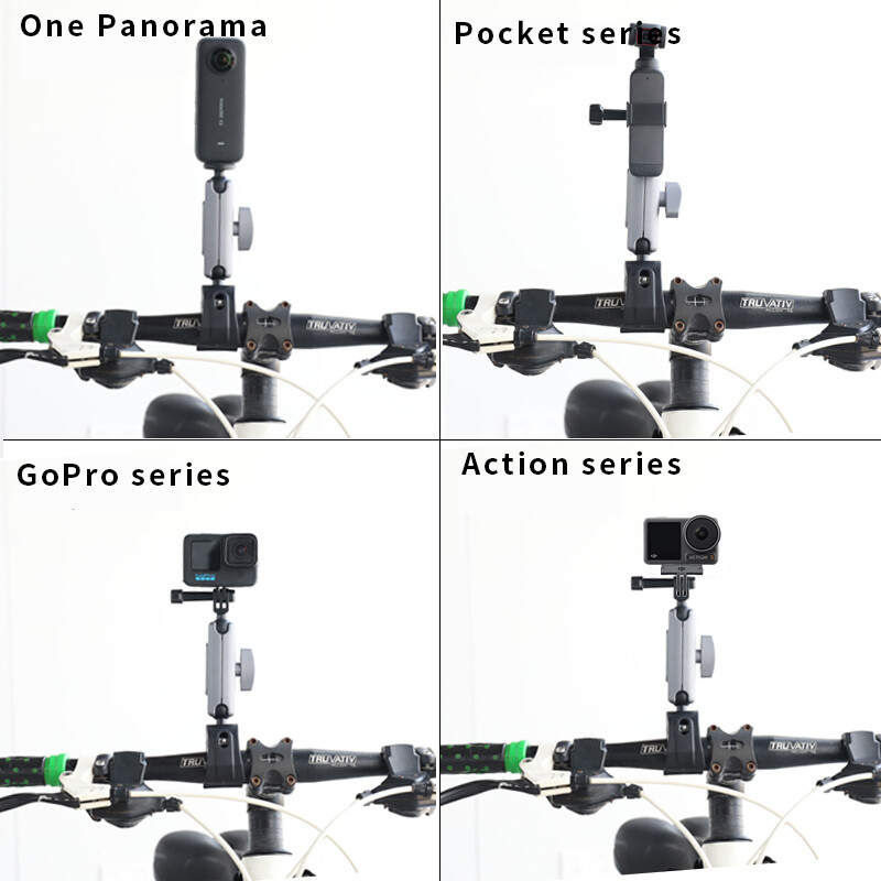 Nosač upravljača za Insta360 X4 X3/ONEX2 Aluminijski brdski nosač za bicikl, rotacija od 360 stupnjeva, insta 360 one x 3 dodatna oprema
