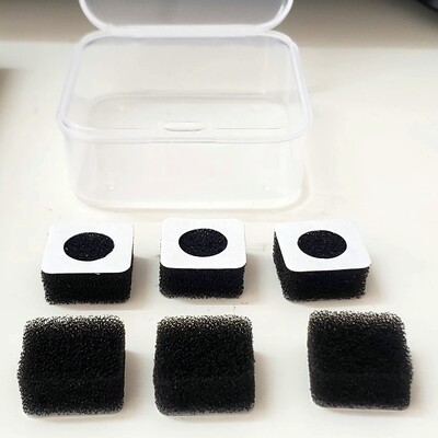 6kom Vjetrobransko staklo s mikrofonom za Insta360 X4 Vjetrobransko staklo spužvastog prigušivača za smanjenje buke za Insta 360 X3 X2 Dodaci za fotoaparate