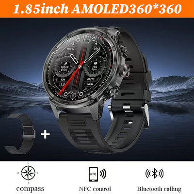 2024 m. Naujas V99 išmanusis laikrodis – 1,85 colio didelis ekranas.vyrams. Lauko sportas. LED žibintuvėlis. „Bluetooth“ skambinimas.710 mAh baterija.