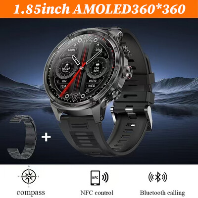2024 m. Naujas V99 išmanusis laikrodis – 1,85 colio didelis ekranas.vyrams. Lauko sportas. LED žibintuvėlis. „Bluetooth“ skambinimas.710 mAh baterija.