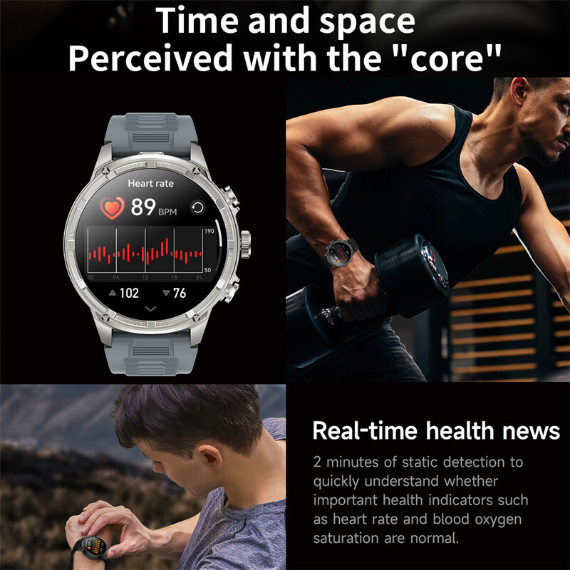 2024 m. Naujas V99 išmanusis laikrodis – 1,85 colio didelis ekranas.vyrams. Lauko sportas. LED žibintuvėlis. „Bluetooth“ skambinimas.710 mAh baterija.