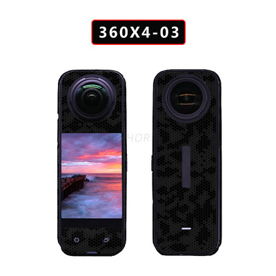 Autocolant PVC pentru Insta360 X4 Decalcomanii rezistente la zgârieturi Decorare Cadrul corpului Film de protecție pentru Accesorii pentru cameră Insta360 X4